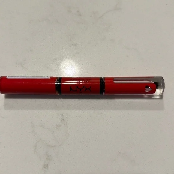 NYX Make Up REBEL IN RED / Gloss & Clear Gloss  / Brand new.