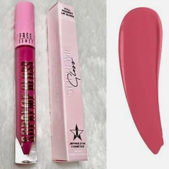 NIB Jeffree Star Supreme Full Pigment Lip Gloss Please Forgive Me Full Sz 5.10ml
