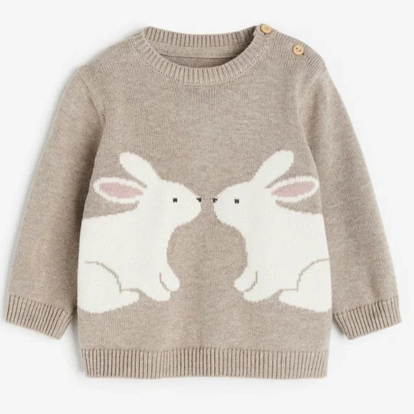 SET Bunny Knit Sweater & 2 Leggings