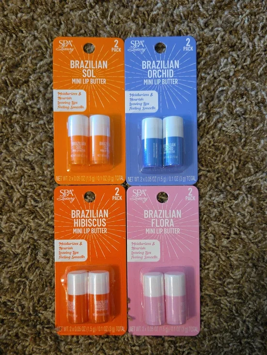 Brazilian Lip Butter Mini Duo - 4 Set
