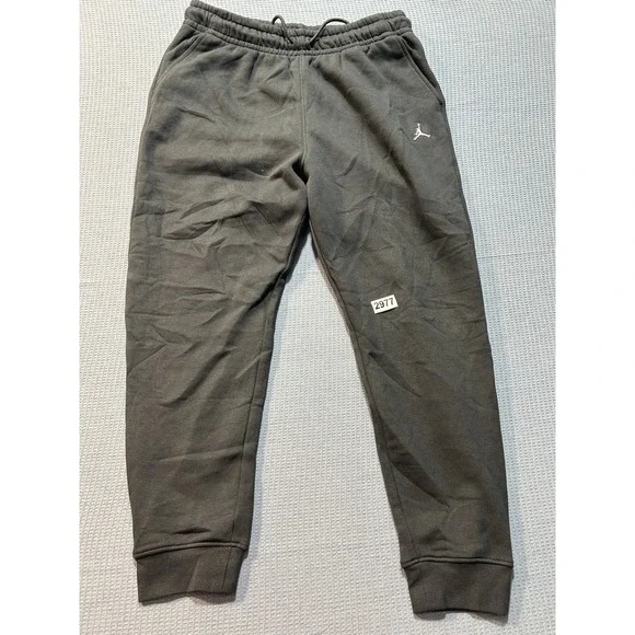 Jordan Essentials Fleece Pants Mens‎ Sz L Black