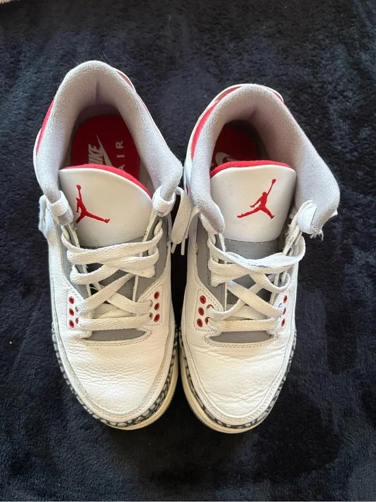 Jordan Retro White/Red Basketball Shoes