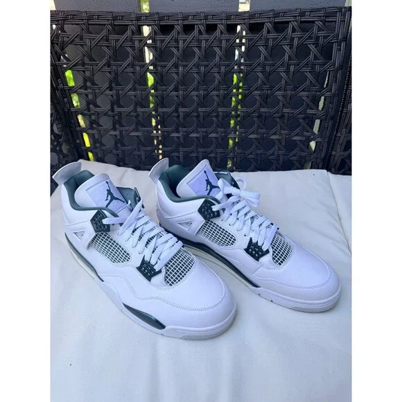 Size 14 - Air Jordan 4 Retro Oxidized Green