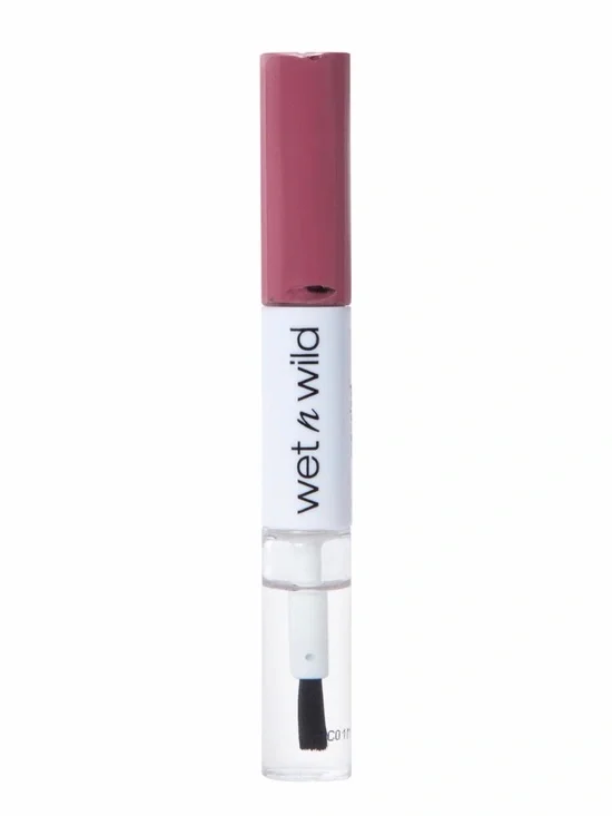 NWT Wet N Wild Lock 'N' Shine Lip Color + Gloss- Color 1115490 Sizzling Siren