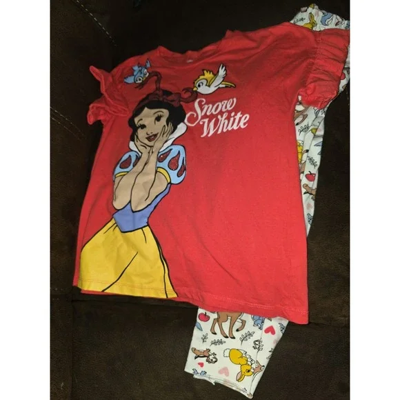 Disney princess‎ snow white top and leggings size 10 12 outfit