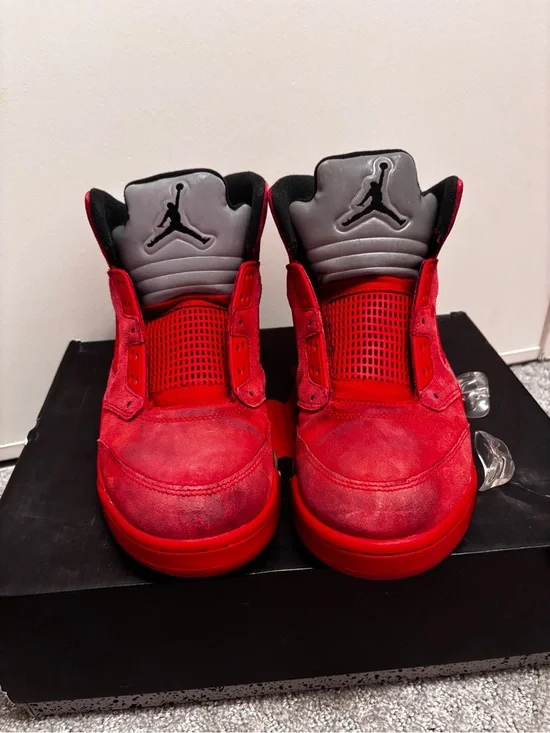 Air Jordan retro 5 men’s “red suede”