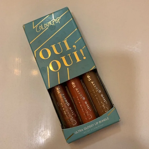 New ColourPop Ultra Glossy Lip Trio Fantasia So Fraiche and PS