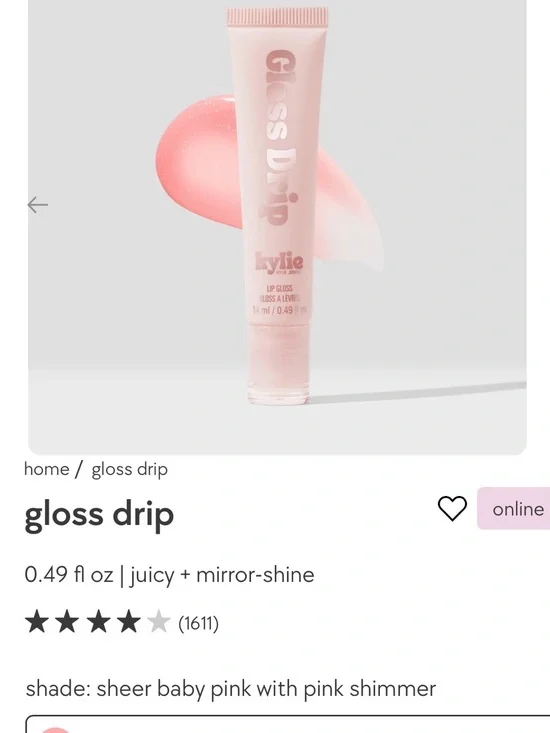 Gloss Drip Lip Gloss — Playfully Pink