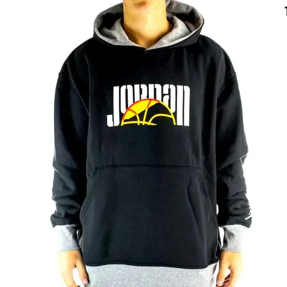Nike air jordan size medium sport DNA fleece hoodie sweatshirt