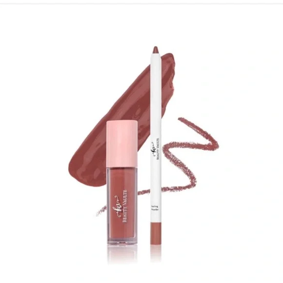 The beauty vaulte lip gloss and‎ lip liner set