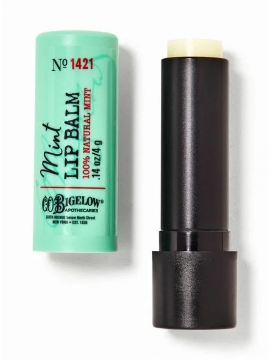 Bath & Body Works C.O. Bigelow Mint Lip Balm No 1421 NWT Hydrating