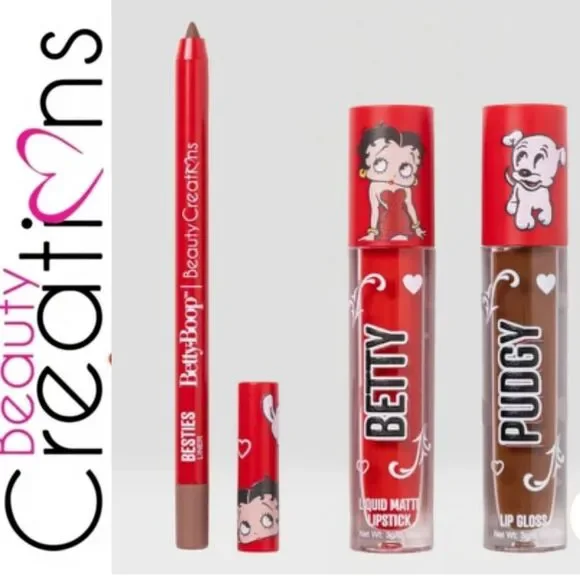 Beauty‎ Creations X  Betty Boop Besitos Lip Trio
