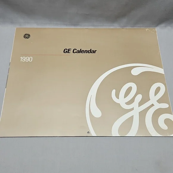 1990 GE General Electric Calender