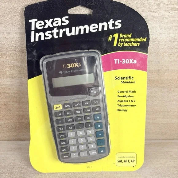 Texas Instruments TI-30Xa Scientific Standard Calculator New Sealed SAT ACT AP