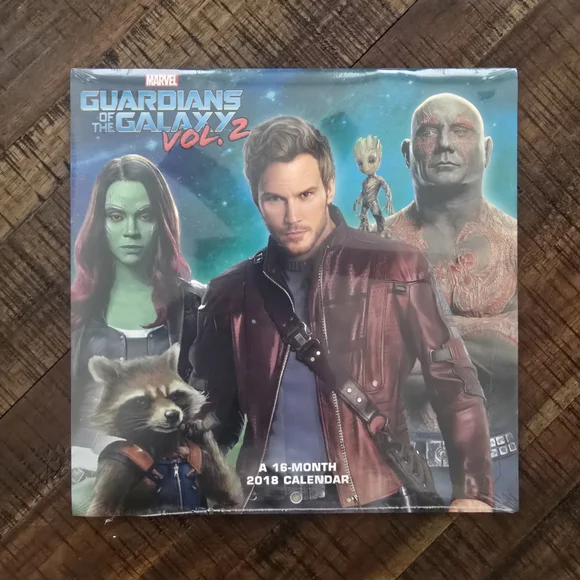 Guardians of the Galaxy Vol. 2 2018 Calendar