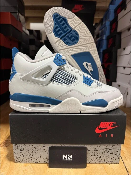 Air Jordan 4 Retro 'Military Blue' 2024 FV5029-141 BRAND NEW MENS SIZE 11
