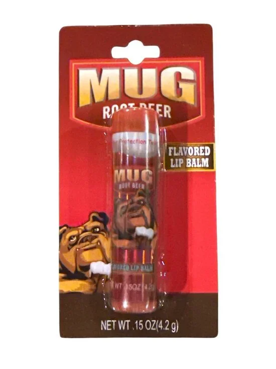 Mug Root Beer Flavored Lip Balm By Lotta Luv 0.15 Oz Vintage Packaging Ages 8+