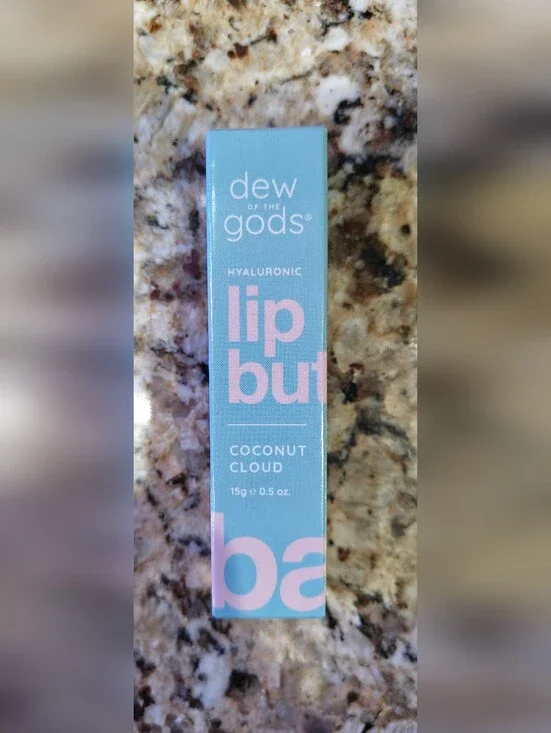 Dew of the Gods Hyaluronic Lip Butter — Coconut Cloud (Blue)