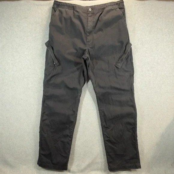 Air Jordan Essentials Chicago Cargo Pants Mens XXL 40x34 Black Washed Canvas