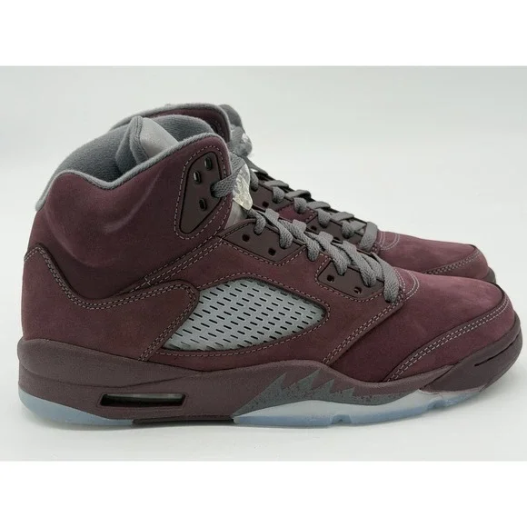Men's Size 8.5 - Nike Air Jordan 5 Retro SE Burgundy DZ4131-600 No Box Lid