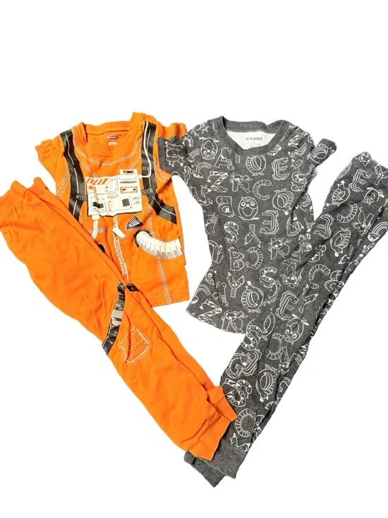 Boys 4T 100% cotton coord-set matching set pajama sleepwear / play casual