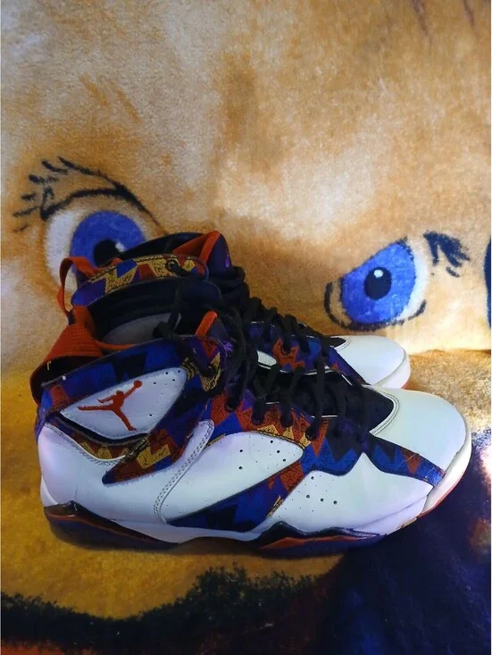 Jordan 7 Retro 'Bordeaux' Basketball Shoes Size 8