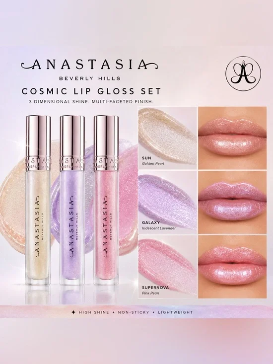 NEW✅ Anastasia Beverly Hills Cosmic Collection Lip Gloss Trio - Brand New in Box
