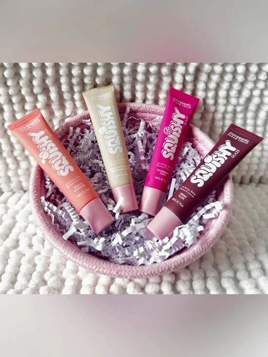 Covergirl Clean Fresh Yummy Glaze Lip Butter Balm Bundle - 4 Flavors - New