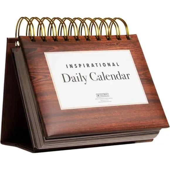 Global PrintedProducts Motivational &Inspirational Perpetual Daily Flip Calendar