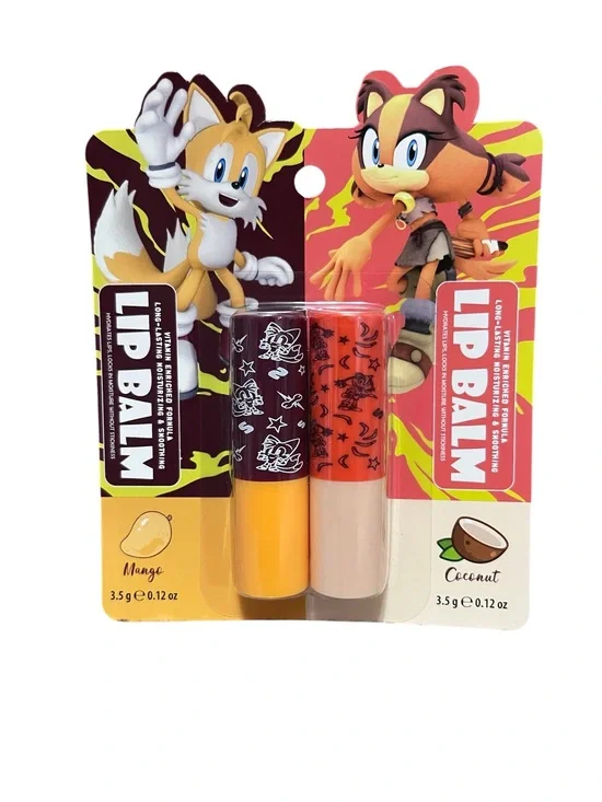 Sonic the Hedgehog 2-Pack Lip Balm Bundles – Mango & Coconut