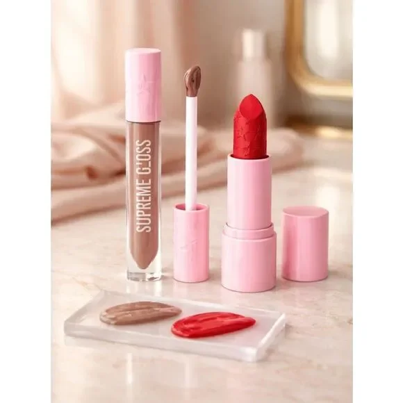 NIB Jeffree Star 1 Supreme Gloss Lip Gloss and 1 Velvet Trap Lipstick