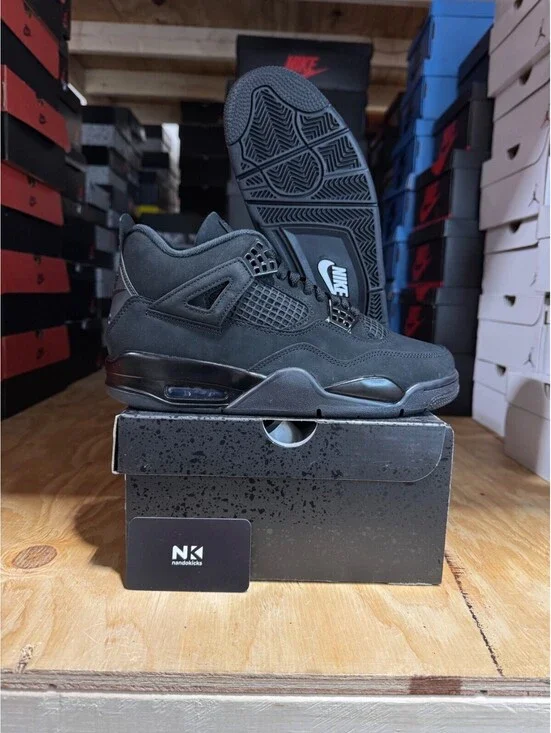 Air Jordan 4 Retro 'Black Cat' 2025 FV5029-010 BRAND NEW MENS SIZE 8.5