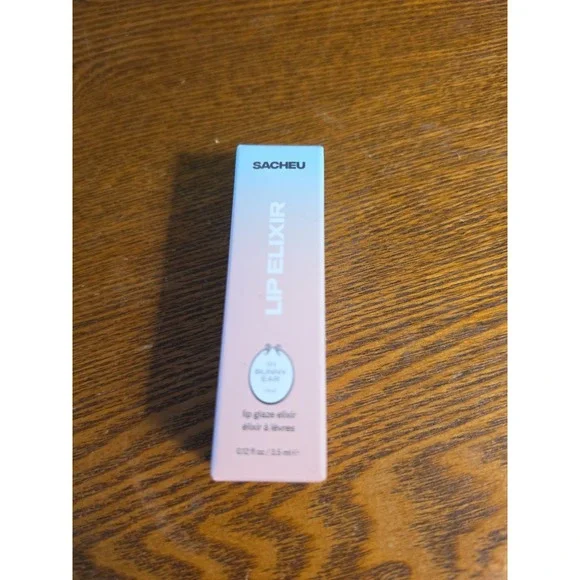 SACHEU Lip Glaze Elixir ~ 01 BUNNY EAR ~ .12 Fl Oz / 3.5mL