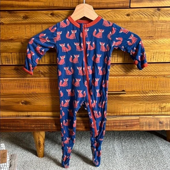 KicKee Pants Fox 🦊 Print Footie Pajamas