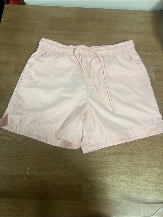 Jordan Pale Pink Athletic Shorts with Drawstring l. Size Large