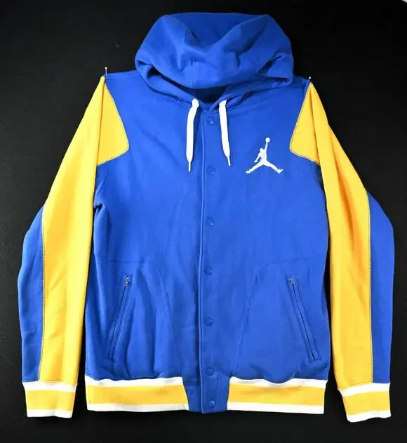Air Jordan Varsity Hoodie 2.0 Men's Large Blue/Gold 547693-474