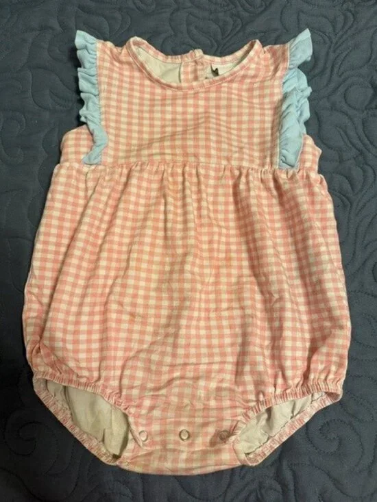 LITTLE GIRLS JELLY BEAN BRAND ROMPER SIZE 24 MONTHS