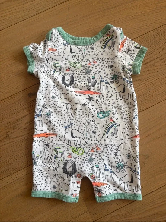 Egg by Susan Lazar printed romper - size 6 months