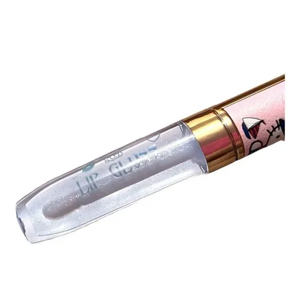 🤯5/$25🤯 Hello Kitty Glimmering Clear Lip Gloss With Purple Sparkle