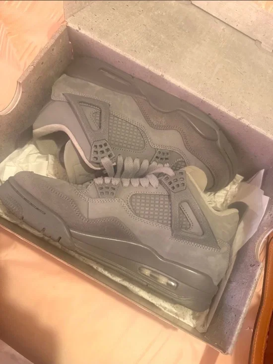 Jordan Men's Suede Sneakers in Gray