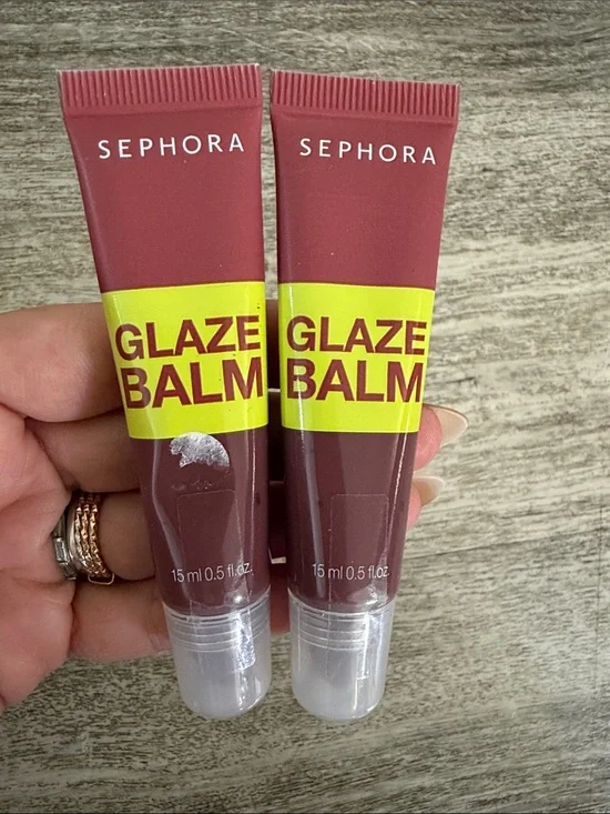 Sephora Glaze Balm Lip Gloss - Berry Mauve set of two