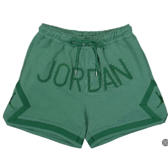 Nike Air Jordan x Nina Chanel Abney Fleece Shorts Green (HF1650-398) Size Large