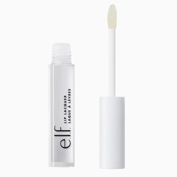 e.l.f. Lip Lacquer Sheer Clear Color, Infused With Vitamins A & E