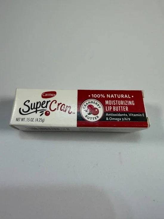 🩷5/$10🩷 SuperCran Cranberry Moisturizing Lip Butter - Red/White