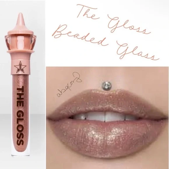 Jeffree Star The Gloss — Beaded Glass Champagne Beige Shimmer