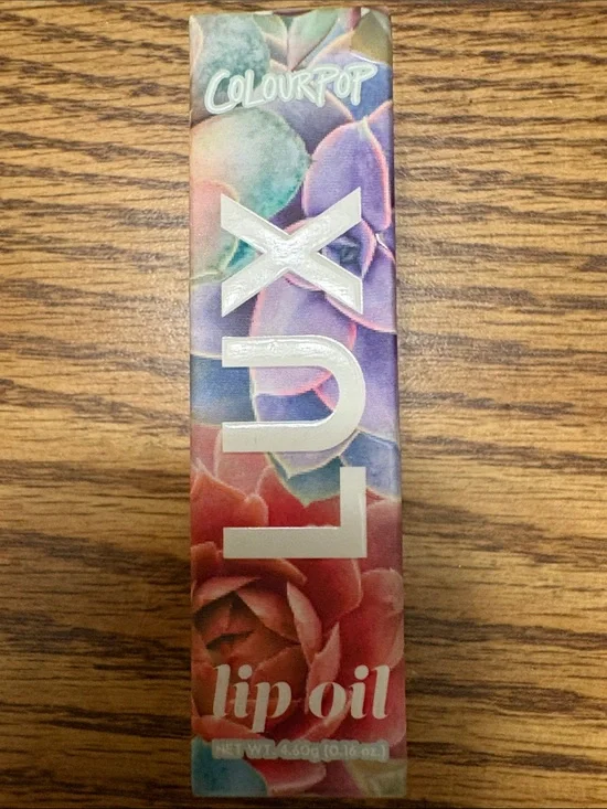 ColourPop LUX Lip Oil - Multicolor Floral Packaging
