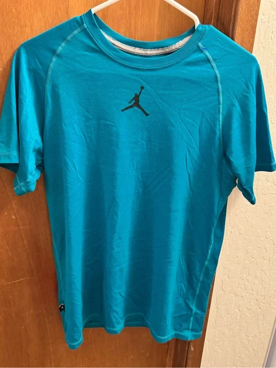 Jordan Teal Short Sleeve Jumpman Athletic Tee