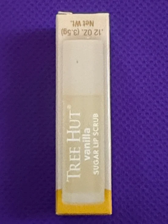 Tree Hut Vanilla Sugar Lip Scrub - Hydrating Exfoliating Lip Balm in Cream