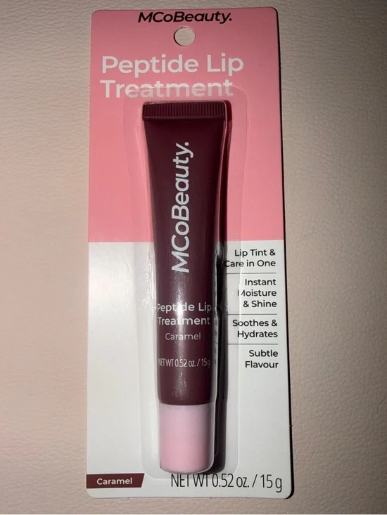 MCoBeauty Peptide Lip Treatment — Caramel Tint