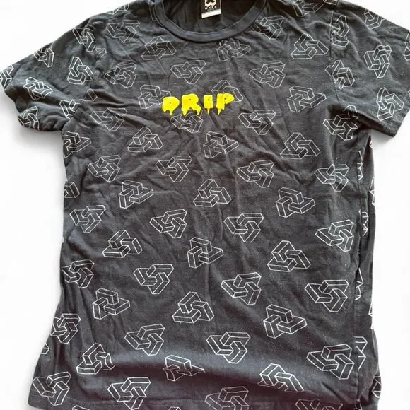 Jordan Men's Grey and Black T-shirt